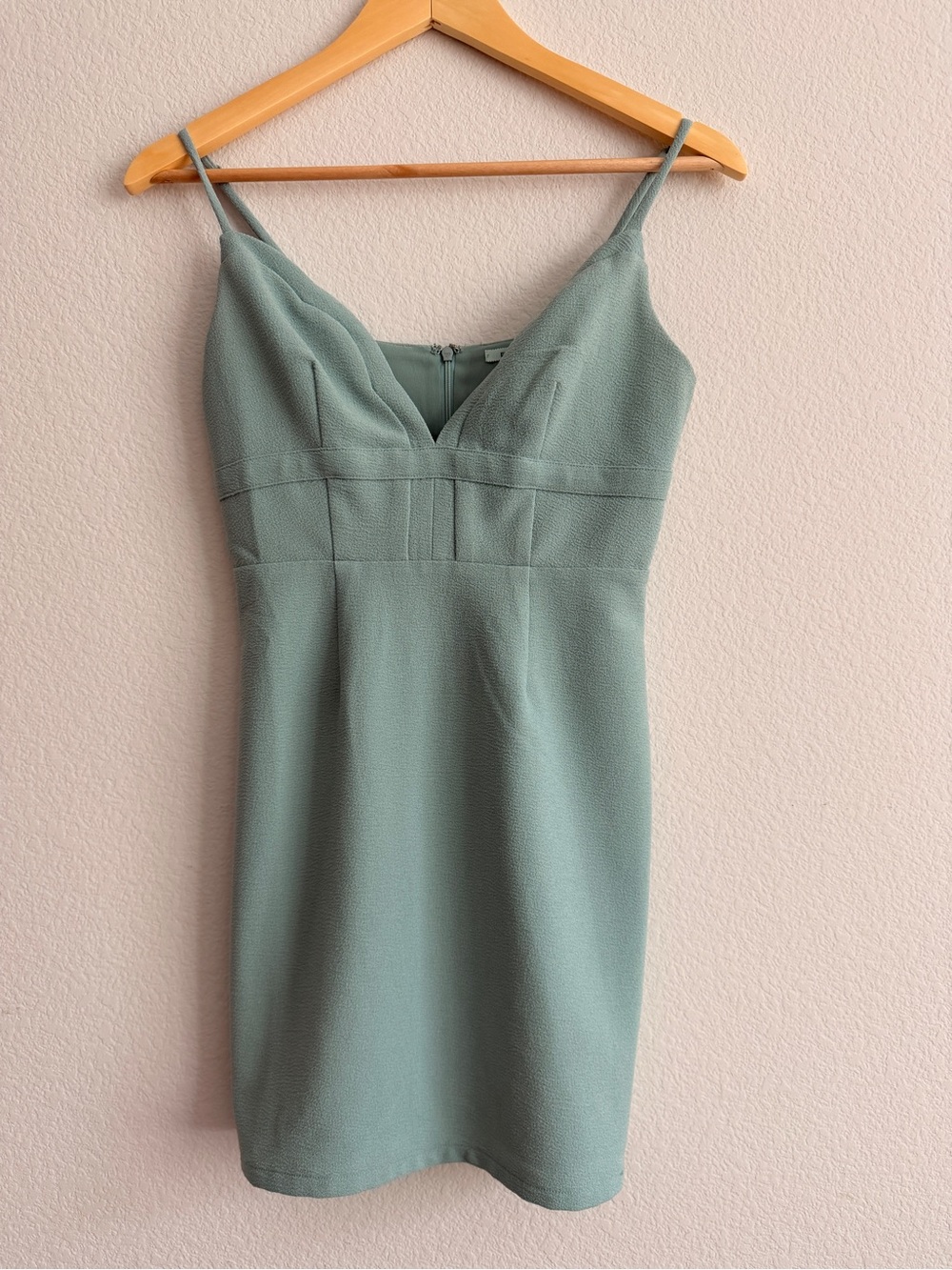 Kimchi Blue Mint Green Spaghetti-Strap Mini Dress